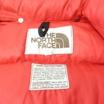 ザノースフェイス THE NORTH FACE 茶タグ ダウンジャケット アウター アウトドアウエア 赤 レッド XS STK メンズ_画像7