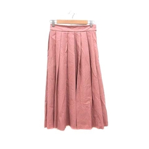  Lounie LOUNIE юбка в складку длинный искусственная кожа 36 розовый /YK женский 