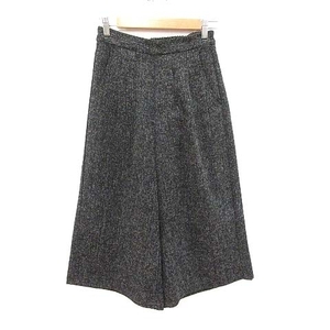  As Know As as know as wide pants total pattern tuck F black black /CT #MO lady's 