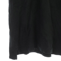 バーバリーブラックレーベル BURBERRY BLACK LABEL ポロシャツ 半袖 ロゴ刺繍 コットン 鹿の子 2 黒 ブラック /MY ■GY03 メンズ_画像5