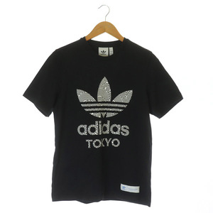 アディダスオリジナルス adidas originals HIROCOLEDGE TREFOIL TOKYO TEE Tシャツ 半袖 トレフォイル ロゴプリント クルーネック コットン