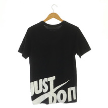 ナイキ NIKE HYBRID JDI TEE Tシャツ 半袖 JUST DO IT プリント クルーネック コットン L 黒 ブラック /MY ■GY03 メンズ_画像2