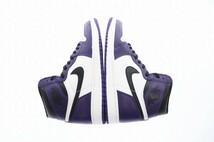 ナイキ NIKE AIR JORDAN 1 RETRO HIGH OG COURT PURPLE エア ジョーダン レトロ ハイ コート パープル 555088-500 28 白 紫 ホワイト パー_画像3