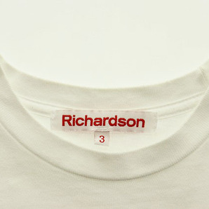 Richardson リチャードソン Anonymous Tee アノニマス Tシャツ 半袖 カットソー ホワイト 3【ブランド古着ベクトル】231013 メンズの画像3