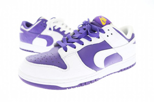 ナイキ NIKE WMNS DUNK LOW SE Made You Look FLIP THE OLD SCHOOL ウィメンズ ダンク DJ4636-100 28 紫 パープル ブランド古着ベクトル 中