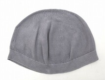 RUGLOG ラグログ 21S-LUS07 絹 ニット帽 ビーニー FREESIZE グレー_画像1