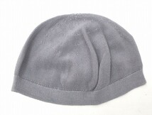 RUGLOG ラグログ 21S-LUS07 絹 ニット帽 ビーニー FREESIZE グレー_画像2
