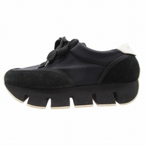 マルニ MARNI BIG FOOT 厚底 スニーカー ビッグフット ボリュームソール プラットフォーム 靴 37/23.5 ネイビー ブラック/レディース_画像1