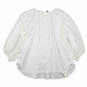 19ss arch The ARCH THEgya The - blouse volume sleeve pull over shirt back ribbon 34 white white / lady's 