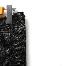 ロートレアモン LAUTREAMONT プリーツスカート ひざ丈 ツイード ウール 2 ブラック 黒 /FT46 レディース_画像5