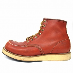 裏半円犬タグ 初期 レッドウィング REDWING 875 アイリッシュセッター ワーク ブーツ シューズ レザー 91年製 ヴィンテージ ビンテージ