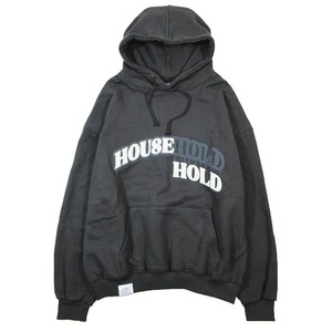 未使用品 LIBERE リベーレ R.M HOODIE CHARCOAL スウェット パーカー プルオーバー フーディ ロゴ HOUSEHOLD サイズM チャコール メンズ レ