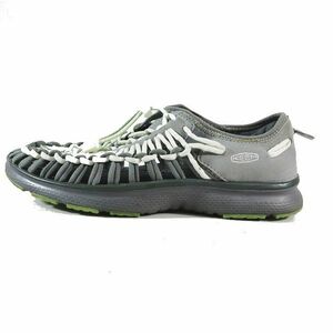 キーン KEEN UNEEK ユニーク Open Air Sneaker サンダル バンジーシューレース グレー 25cm メンズ レディース