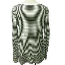 ドゥーズィエムクラス DEUXIEME CLASSE 美品 21AW COCO Stripe Tシャツ カットソー ボーダー柄 21-070-500-7120-3-0 長袖 白 黒 L_画像3