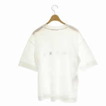 マルニ MARNI ロゴ 半袖 Tシャツ カットソー ロゴ 36 白 黒 ホワイト ブラック /DF ■OS レディース_画像2