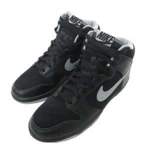 未使用品 ナイキ NIKE DJ7023-991 ダンクハイ BY YOU スニーカー シューズ ハイカット 黒 ブラック 27cm 1019 IBO44 メンズ