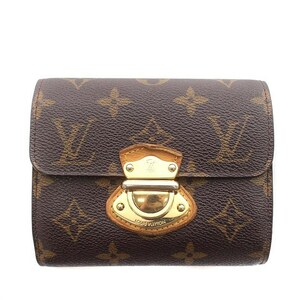 ルイヴィトン LOUIS VUITTON 財布 M60211 モノグラム ポルトフォイユジョイ 三つ折り 茶 ブラウン