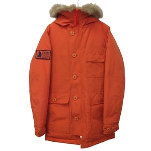 ヒステリックグラマー HYSTERIC GLAMOUR 13AW PRIMALOFT プリマロフト 美品 ファー付き ダウンコート ダウンジャケット ワッペン S STK