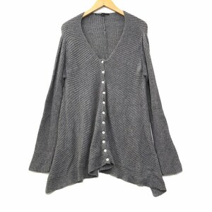 LE PHARE DELA BALEINE wool . knitted cardigan S gray lady's 