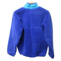 パタゴニア Patagonia 希少サイズ 23021 90s ヴィンテージ Retro Pile Cardigan USA製 レトロパイルカーディガン フリース ブルー系 S STK_画像2