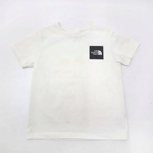 ザノースフェイス THE NORTH FACE ショートスリーブスモールスクエアロゴティー Small Square Logo Tee NTJ32060 白 130 キッズ