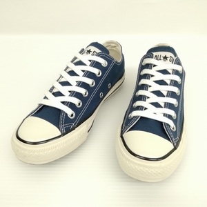 コンバース CONVERSE 1SD168 オールスター ALL STAR US COLORS OX スニーカー キャンバス 美品 23.5cm ネイビー レディース