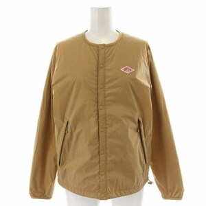 ダントン DANTON 20SS INSULATION JACKET ノーカラージャケット 中綿ジャケット 34 XS 茶 ブラウン JD-8878 /YI49 レディース