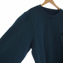 デンハム DENHAM APPLIQUE Cotton SWEAT スウェット トレーナー 長袖 クルーネック XL 緑 グリーン 01-22-07-60-011 /KH メンズ_画像6