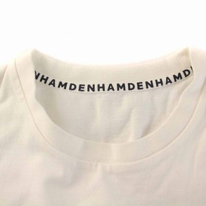 デンハム DENHAM basic tee Tシャツ カットソー 半袖 コットン 36 S 白 ホワイト /YM ■MC メンズの画像5