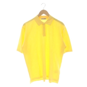 キャプテン サンシャイン KAPTAIN SUNSHINE 23SS Knit Polo Shirt ポロシャツ 半袖 38 黄色 イエロー /MF ■OS ■AD メンズ