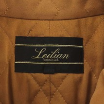 レリアン Leilian キルティングコート 中綿 アウター 13+ XL 茶 ブラウン /AN34 レディース_画像4