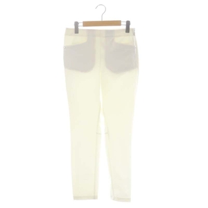 a-ru L X Ralph Lauren RLX RALPH LAUREN stretch tapered pants Easy nylon 4 eggshell white /DO #OS lady's 