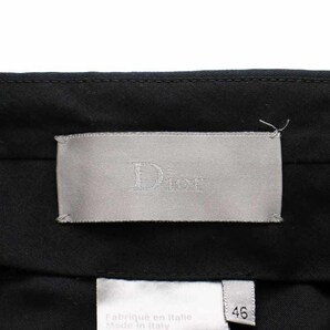 ディオールオム Dior HOMME スラックスパンツ ロング 46 S 黒 ブラック 9E3110321085 /YI32 メンズの画像7