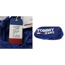 トミー TOMMY JEANS カラーブロックライトウェイトジャケット ナイロンジャケット ジップアップ XL 赤 レッド 青 ブルー 白_画像9