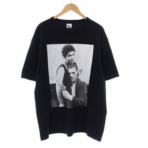 WACKO MARIA CHET BAKER WASHED HEAVY WEIGHT CREW NECK T-SHIRT ( TYPE-4 ) Tシャツ カットソー 半袖 プリント XXL 黒