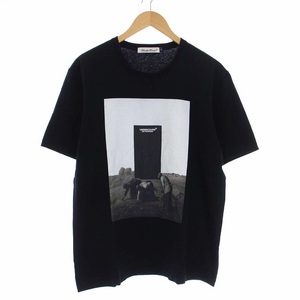 アンダーカバー UNDERCOVER TEE The Gleaners 落穂拾い プリントTシャツ カットソー 半袖 3 L 黒 ブラック /KH メンズ