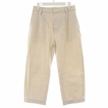 マーガレットハウエル 21SS ウォッシュドコットンツイル WASHED COTTON TWILL チノパン パンツ ロング 3 L 白 ホワイト_画像1