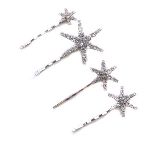  Jennifer Bear JENNIFER BEHR hairpin 4 pcs set star motif silver color /YO10 lady's 