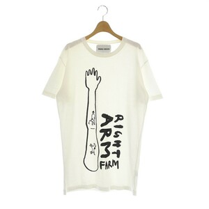 ヘンリックヴィブスコブ Henrik Vibskov Tシャツ カットソー 半袖 プリント S 白 ホワイト /MF ■OS ■SH メンズ