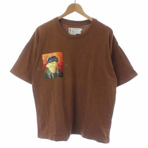 モンキータイム MONKEY TIME アローズ Tシャツ カットソー 半袖 1 S 茶 ブラウン /AT19 メンズ