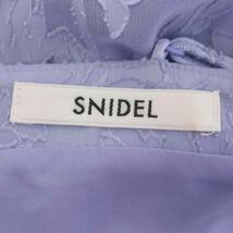 スナイデル snidel 23AW ボリュームキャミワンピース 花柄 ロング マキシ 0 サックス /MF ■OS レディース_画像3