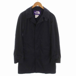 ノースフェイス パープルレーベル THE NORTH FACE PURPLE LABEL Bayhead Cloth Bal Collar Coat ステンカラーコート アウター S 紺 NP2571N