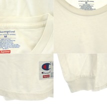 チャンピオン CHAMPION シュプリーム Supreme Stacked C L/S Tee Tシャツ カットソー 長袖 ロゴ M 白 ホワイト /MF ■OS メンズ_画像7