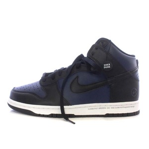 未使用品 ナイキ NIKE FRAGMENT × NIKE DUNK HIGH CITY PACK MIDNIGHT NAVY フラグメント × ナイキ ダンク ハイ US10 DJ0383-400