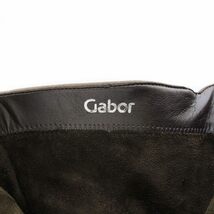 ガボラトリー ガボール Gaboratory Gabor ショートブーツ ラウンドトゥ スエード ファスナー 4.5 24cm 茶 ブラウン /YQ2 レディース_画像7