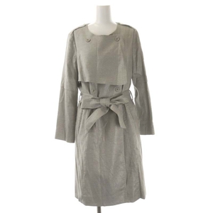  Vivienne Tam VIVIENNE TAM lame entering coat no color ribbon belt attaching 1 gray /DF #OS lady's 