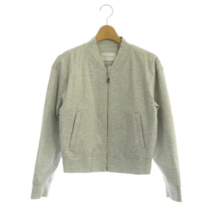 Pinky &amp; Diane Pindai Pinky &amp; Dianne Zip -Up Blouson Jacket Cotton 34 Grey /NR ■ OS Ladies