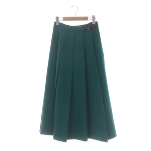  Lounie LOUNIE 23AW боковой юбка в складку длинный 36 зеленый зеленый /ES #OS женский 