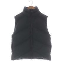 スタジオニコルソン STUDIO NICHOLSON INJECTION ECODOWN PUFFER VEST 中綿 ベスト ジップアップ S ダークグレー /HK ■OS ■AD メンズ_画像1