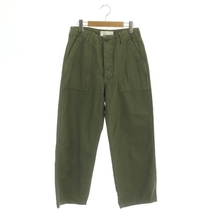 アッパーハイツ upper hights 23SS IENA別注 BAKER PANTS ベイカーパンツ テーパード ボタンフライ 24 カーキ /DF ■OS レディース_画像1